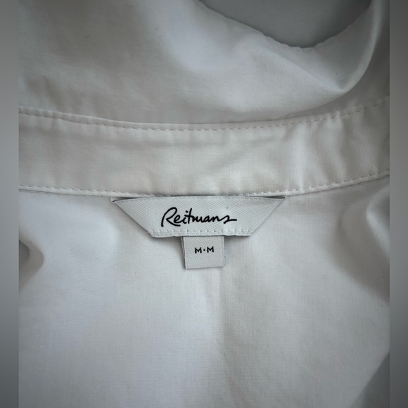 REITMANS White Button Down Shirt MEDIUM - Picture 5 of 10